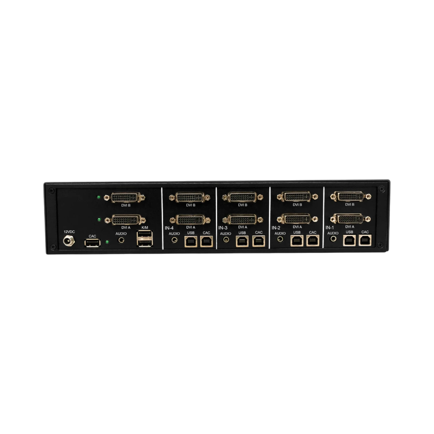 Tripp Lite Secure KVM Switch, 4-Port, Dual Head, DVI to DVI, NIAP PP4.0, Audio, CAC, TAA — Being Shipped