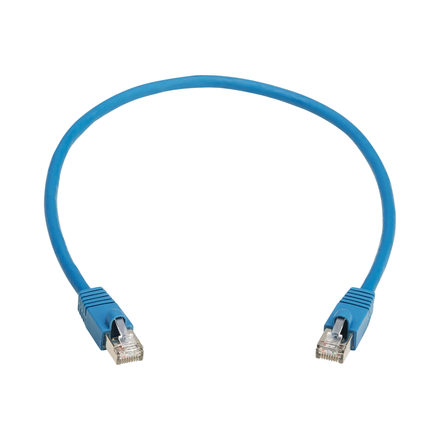 Tripp Lite Cat8 40G Snagless SSTP Ethernet Cable (RJ45 M/M), PoE, LSZH, Blue, 0.5 m (1.6 ft.) — Being Shipped