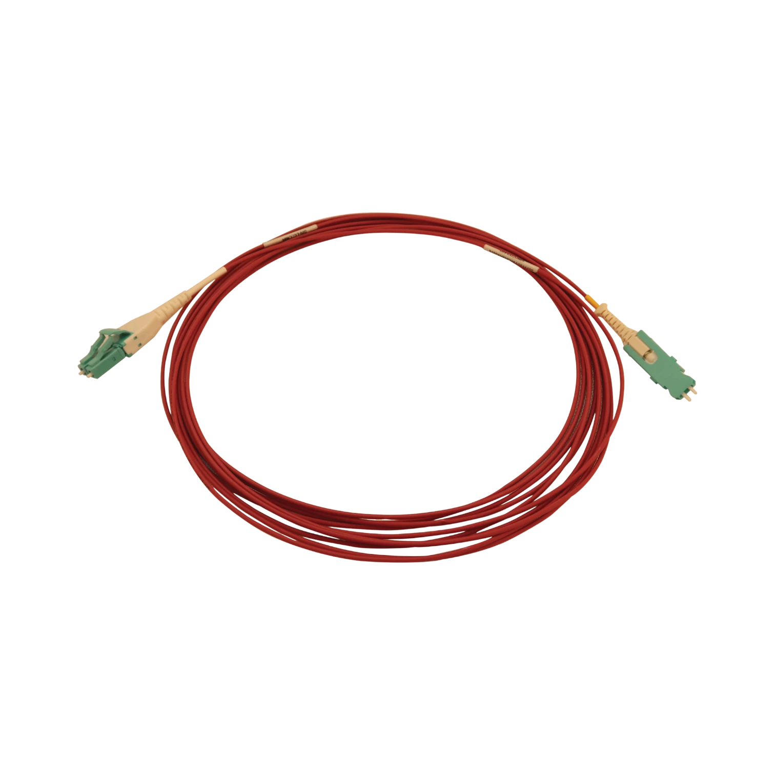 Tripp Lite 40/100/400G Multimode 50/125 OM4 Fiber Optic Cable (Duplex SN-PC to Duplex LC-PC M/M), LSZH, Magenta, 5 m (16.4 ft.) — Being Shipped