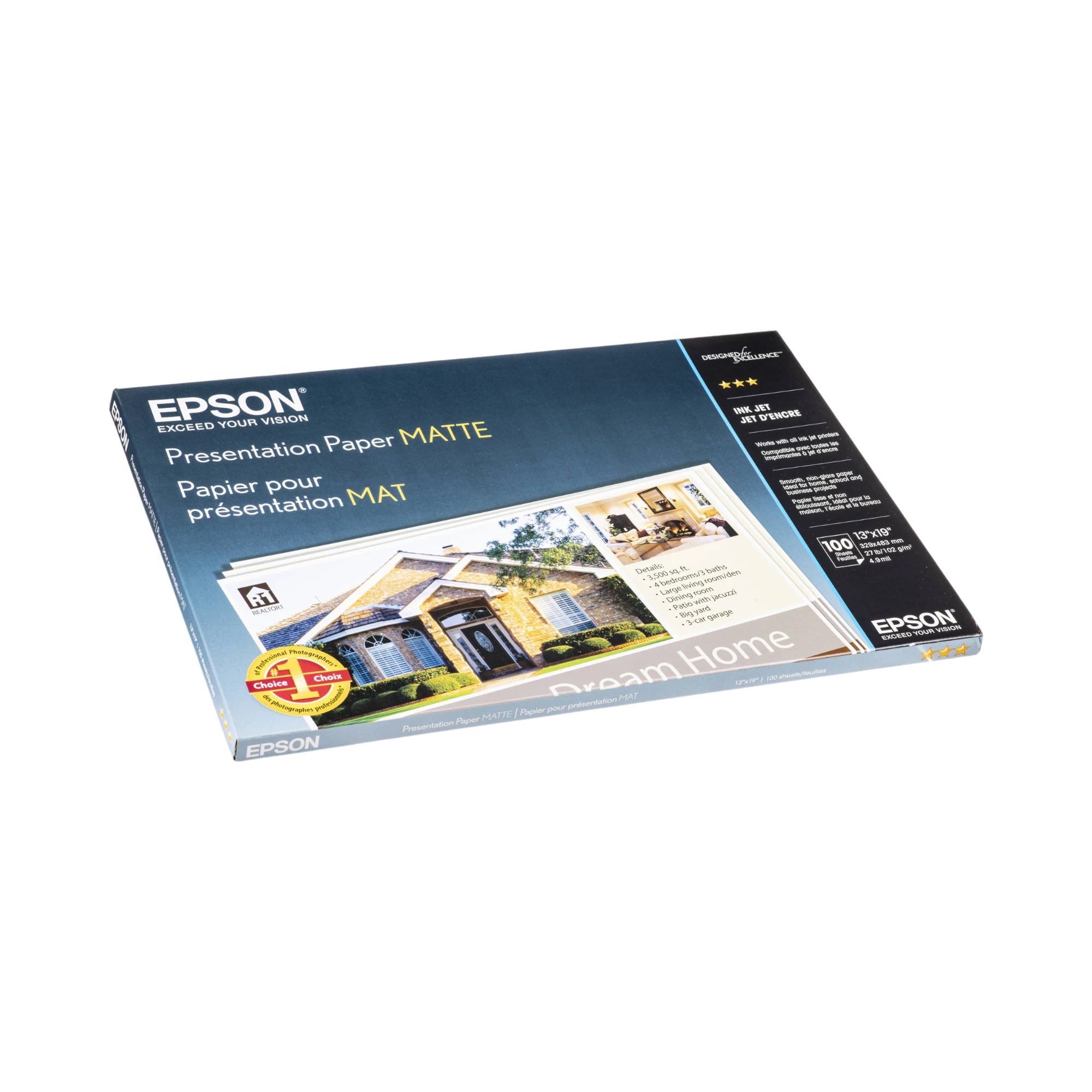 Epson Presentation Paper Matte (13 x 19", 100 Sheets) — Being Shipped