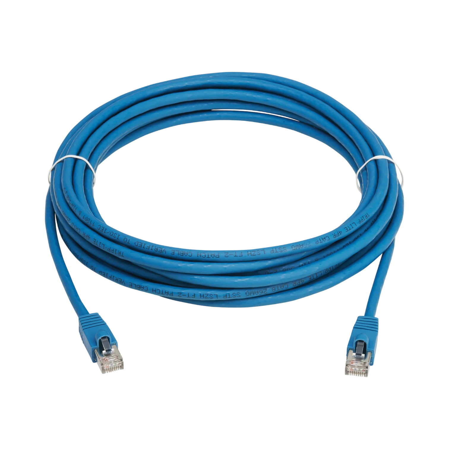 Tripp Lite Cat8 40G Snagless SSTP Ethernet Cable (RJ45 M/M), PoE, LSZH, Blue, 7 m (23 ft.) — Being Shipped