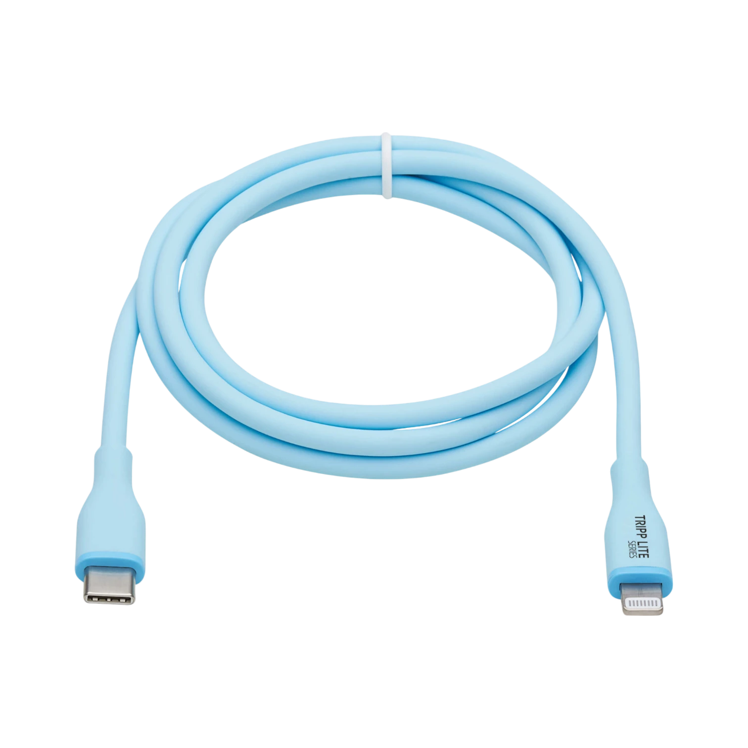 Tripp Lite 3ft USB-C to Lightning Antibacterial Charging Cable (Blue) — Being Shipped