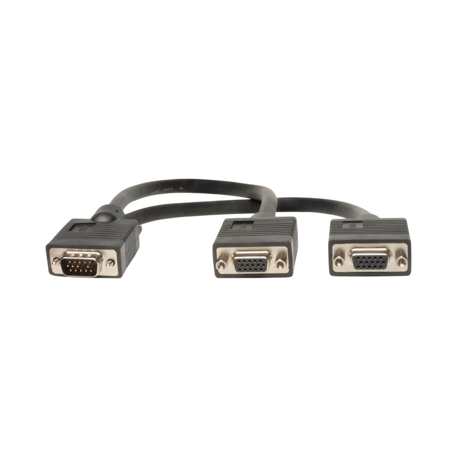 Tripp Lite VGA Monitor Y Splitter Cable (HD15 M/2xF), 1 ft. (0.31 m) — Being Shipped