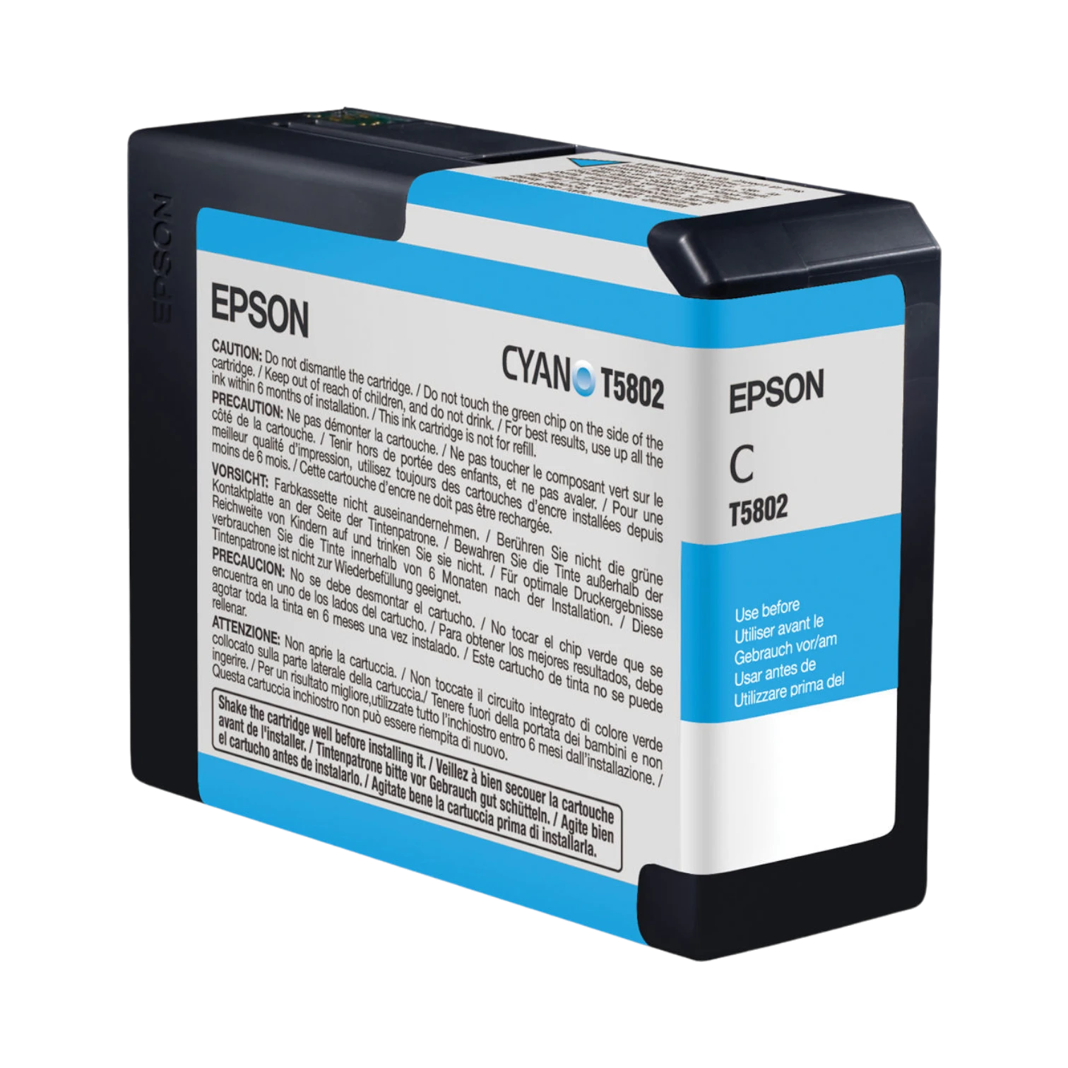 Epson UltraChrome K3 Cyan Ink Cartridge (80 ml) — Being Shipped