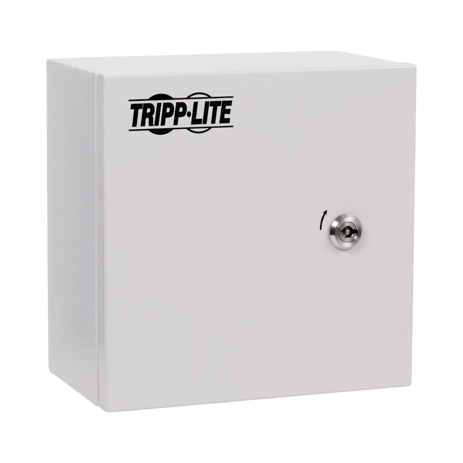 Tripp Lite SmartRack Outdoor Industrial Enclosure with Lock, NEMA 4, Surface Mount, Metal Construction, 10 x 10 x 10 in., Gray — Being Shipped