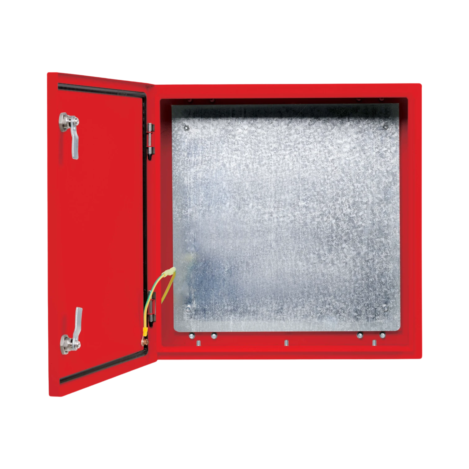 Tripp Lite SmartRack Outdoor Industrial Enclosure with Lock, NEMA 4, Surface Mount, Metal Construction, 18 x 18 x 10 in., Red — Being Shipped