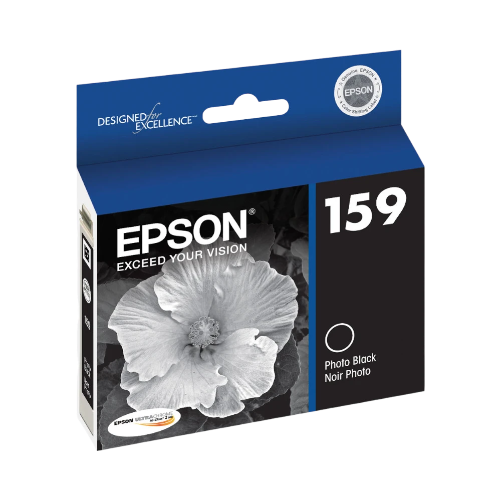 Epson UltraChrome 159 Photo Black Ink Cartridge for R2000 — Being Shipped