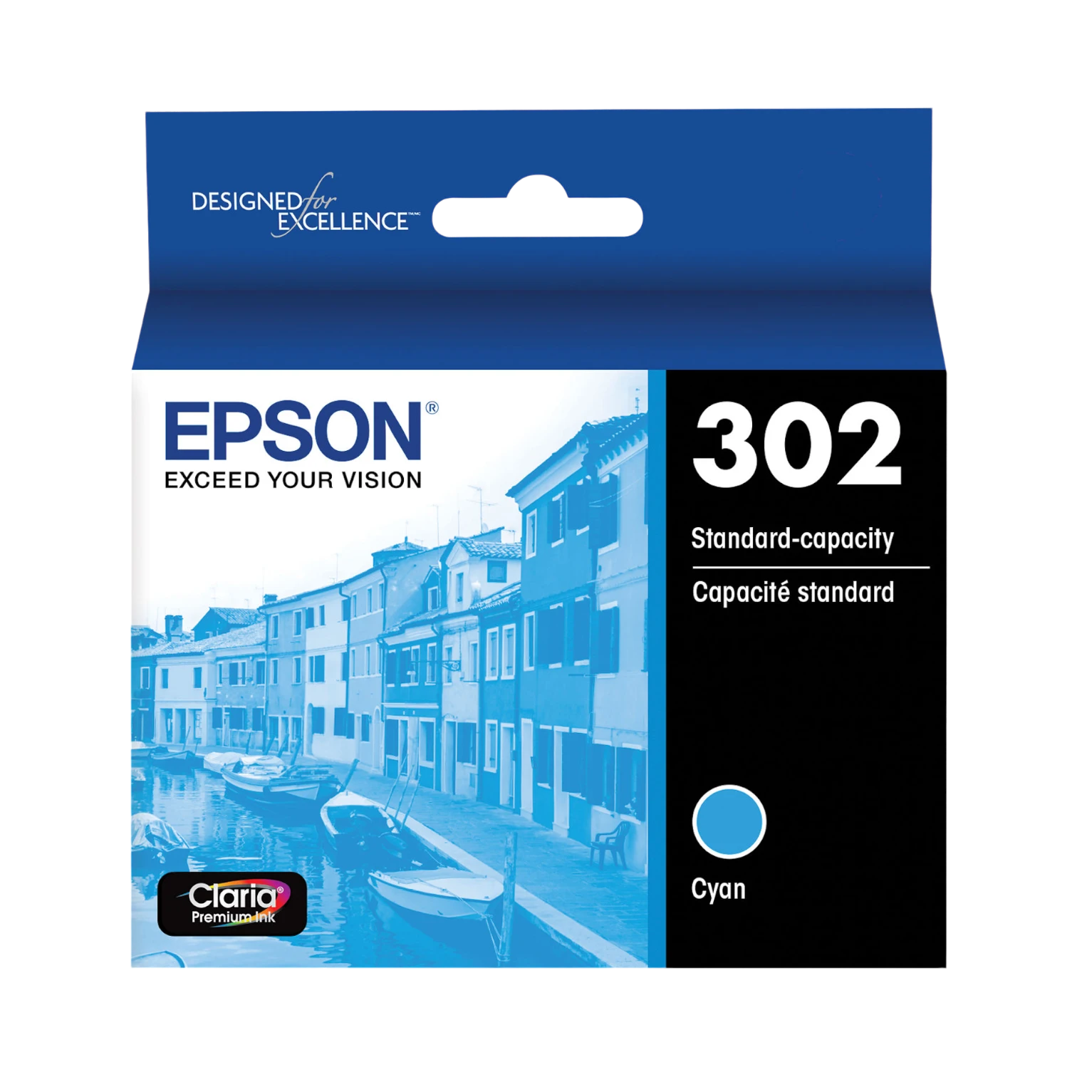 Epson Claria Premium 302 Cyan Standard-Capacity Ink Cartridge — Being Shipped