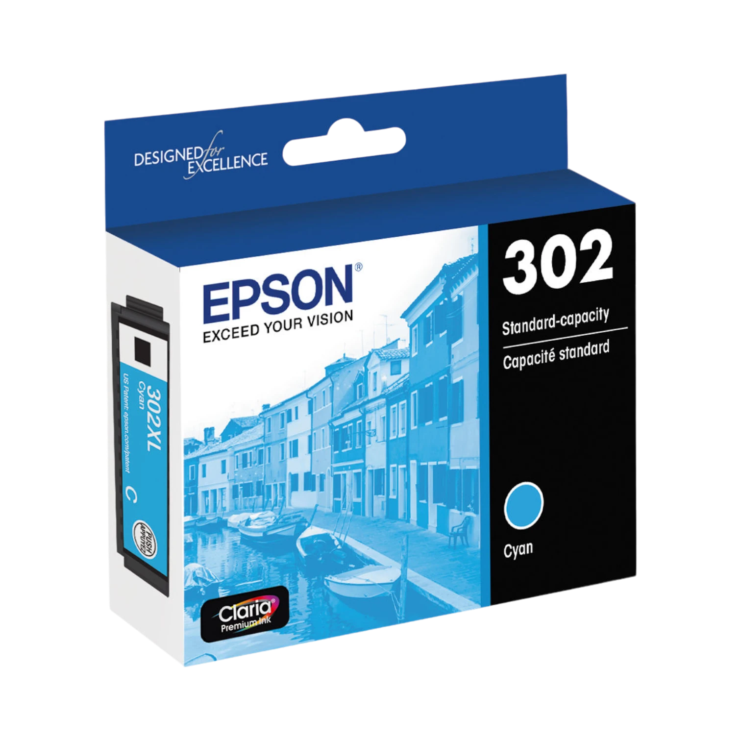 Epson Claria Premium 302 Cyan Standard-Capacity Ink Cartridge — Being Shipped