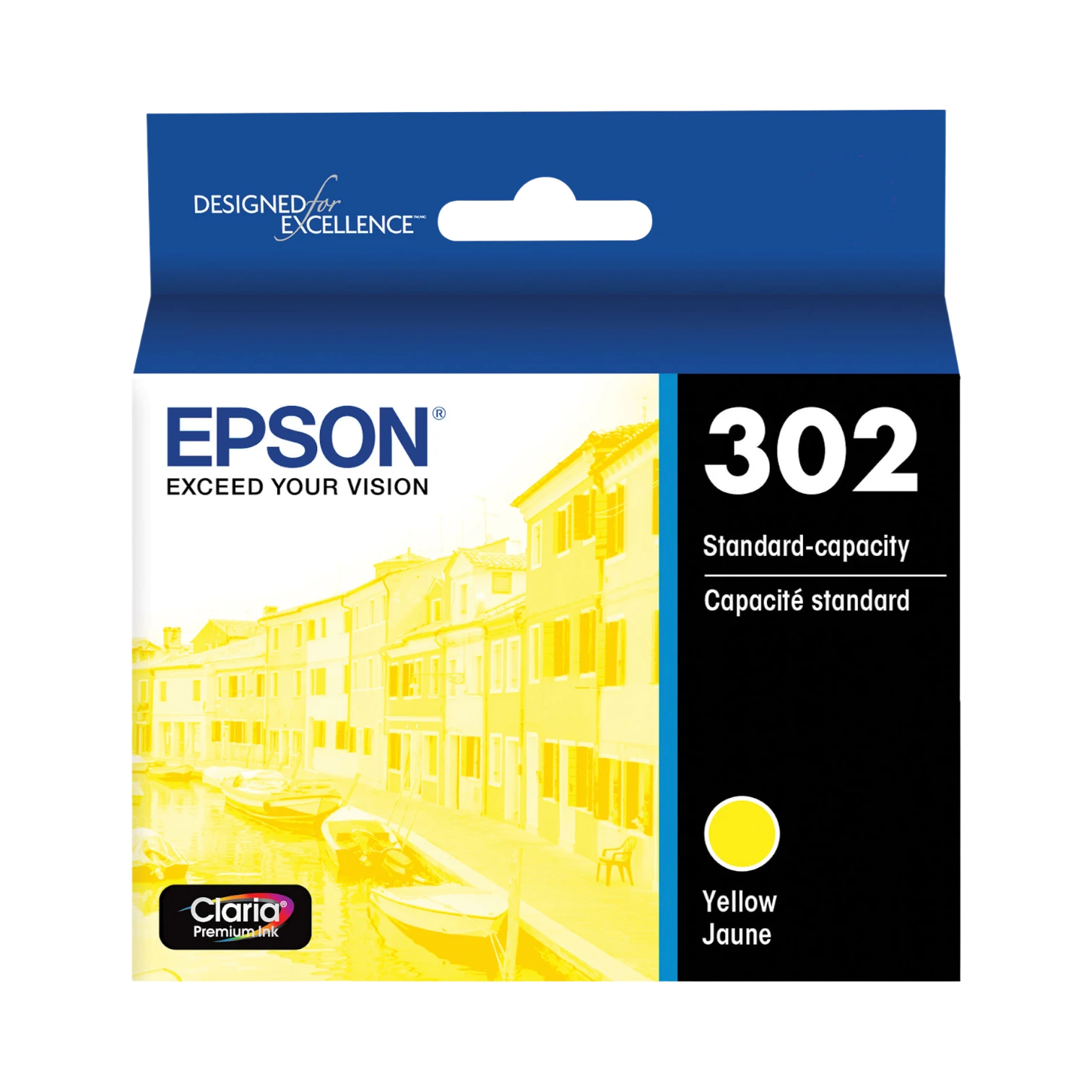 Epson Claria Premium 302 Standard-Capacity Ink Cartridge (Yellow) — Being Shipped