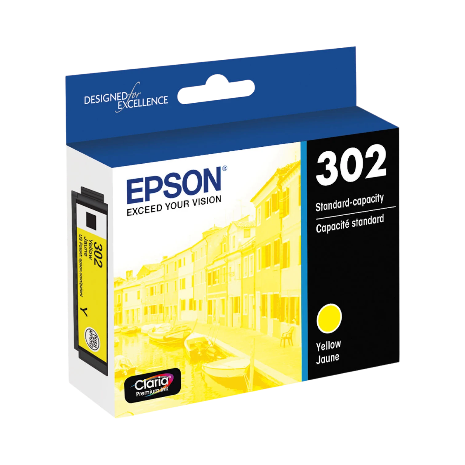 Epson Claria Premium 302 Standard-Capacity Ink Cartridge (Yellow) — Being Shipped