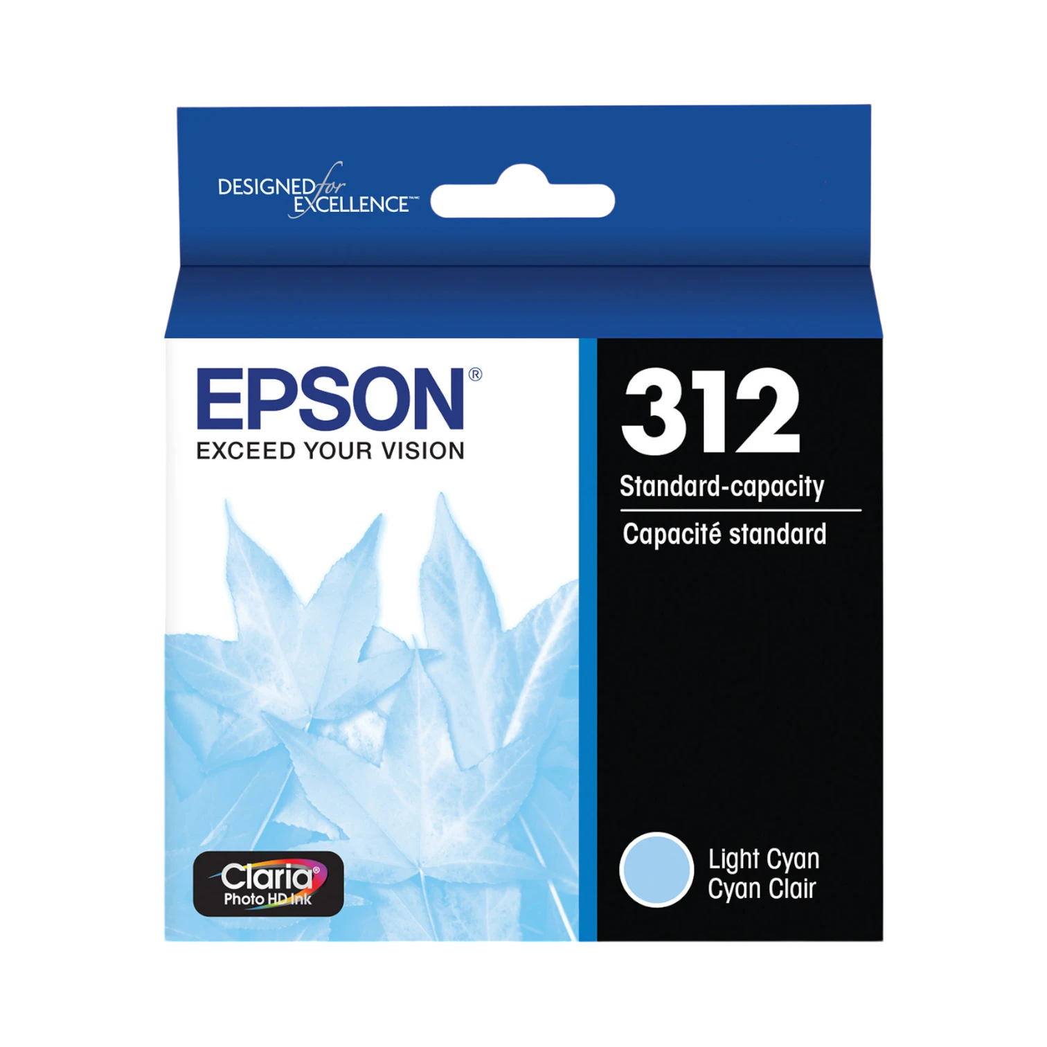 Epson T312 Light Cyan Claria Photo HD Ink Cartridge with Sensormatic — Being Shipped