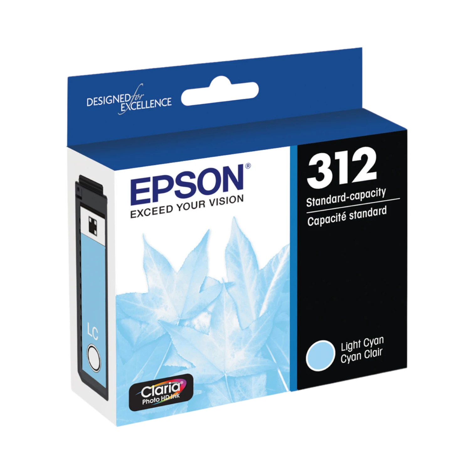 Epson T312 Light Cyan Claria Photo HD Ink Cartridge with Sensormatic — Being Shipped