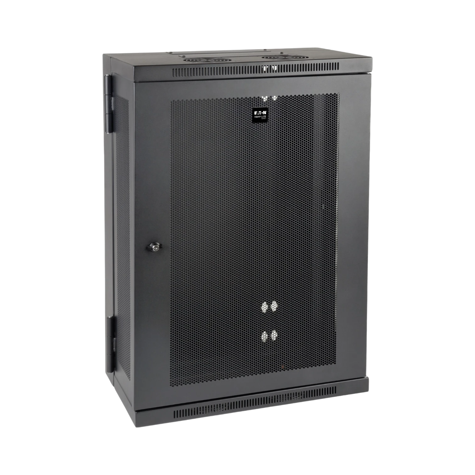 Tripp Lite SmartRack 18U Low-Profile Patch-Depth Wall-Mount Half-Height Rack Enclosure, Hinged Back — Being Shipped