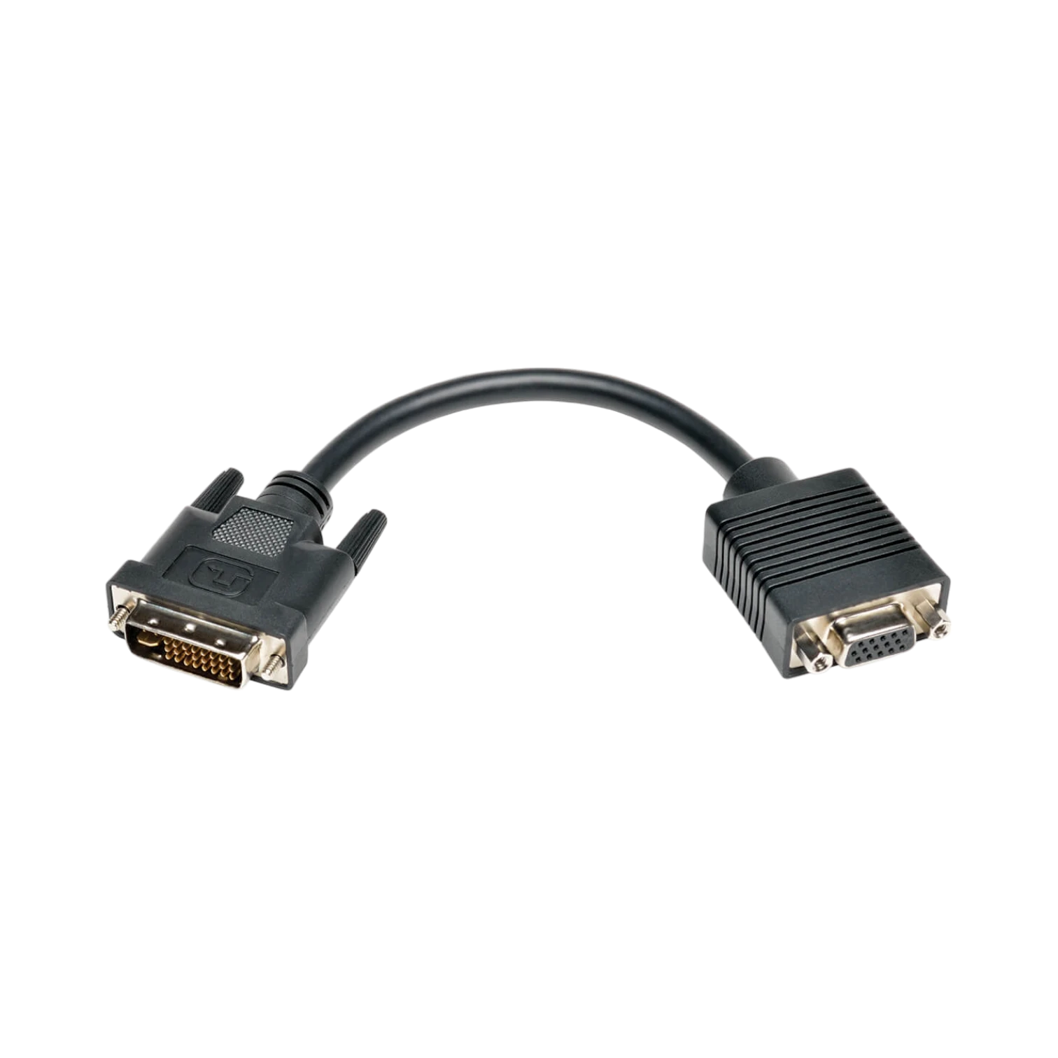 Tripp Lite DVI to VGA Adapter Cable (DVI-I Dual-Link to HD15 M/F), 8 in. (20.3 cm) — Being Shipped