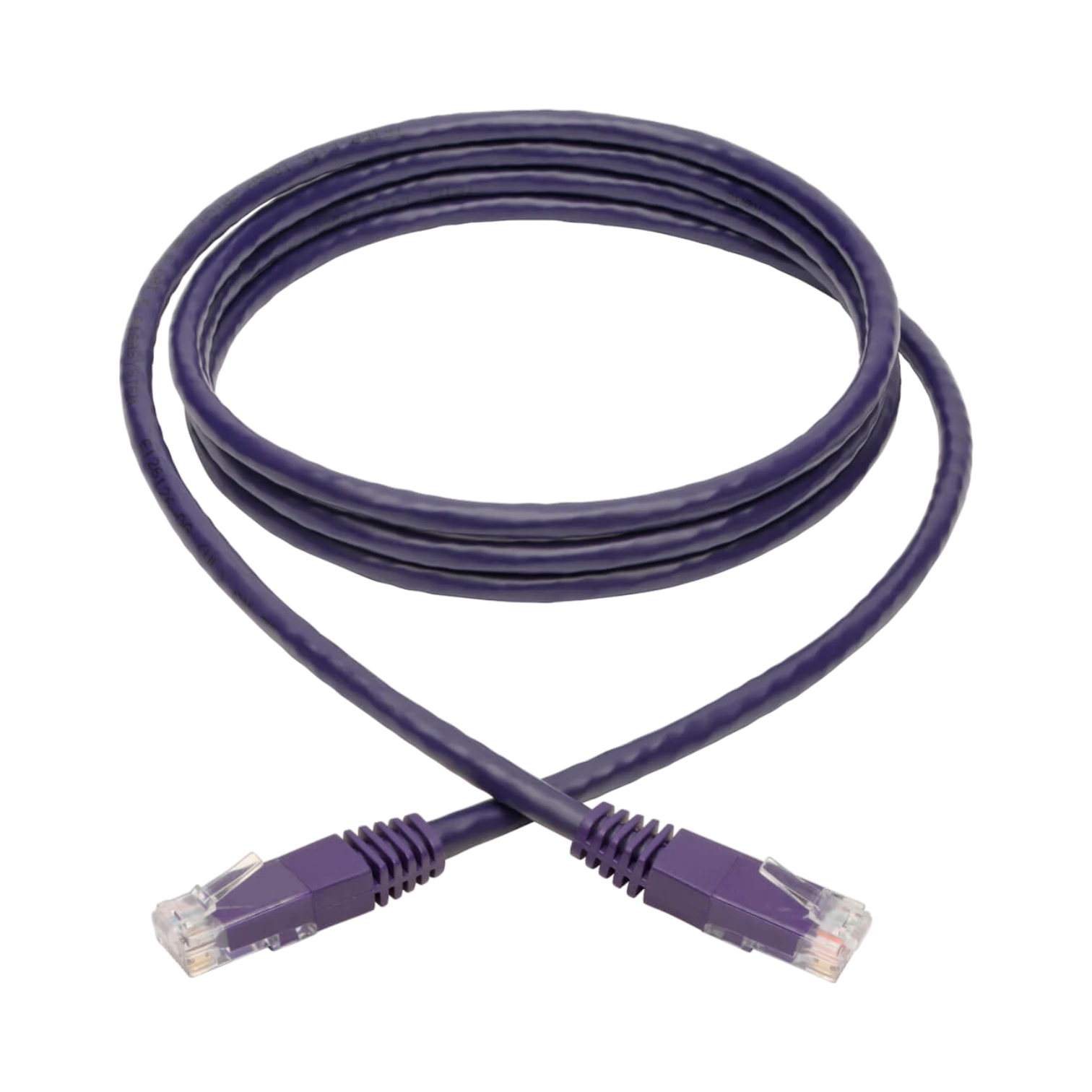 Tripp Lite Cat6 Gigabit Molded (UTP) Ethernet Cable (RJ45 M/M), PoE, Purple, 6 ft. (1.83 m) — Being Shipped