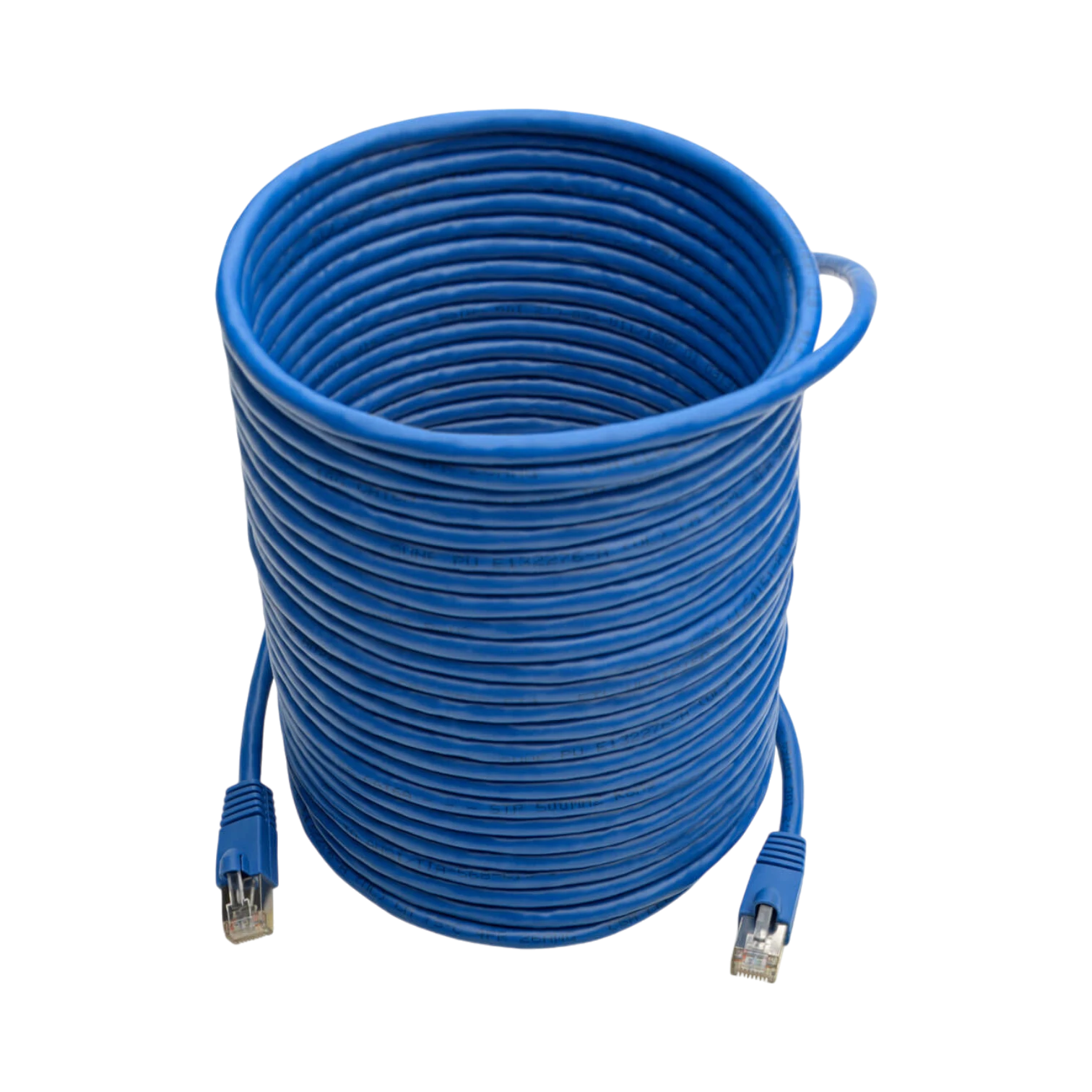 Tripp Lite Cat6a 10G Snagless Shielded STP Ethernet Cable (RJ45 M/M), PoE, Blue, 35 ft. (10.67 m) — Being Shipped