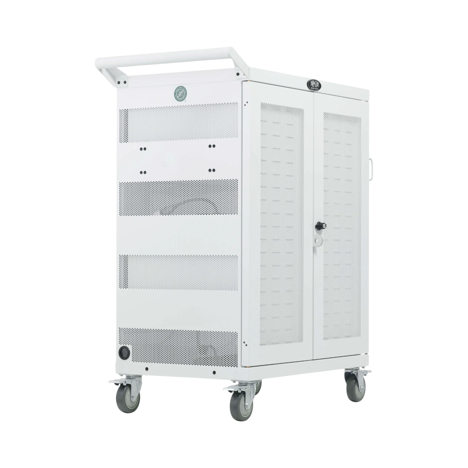 Tripp Lite Safe-IT Multi-Device UV Charging Cart, Hospital-Grade, 32 AC Outlets, White — Being Shipped