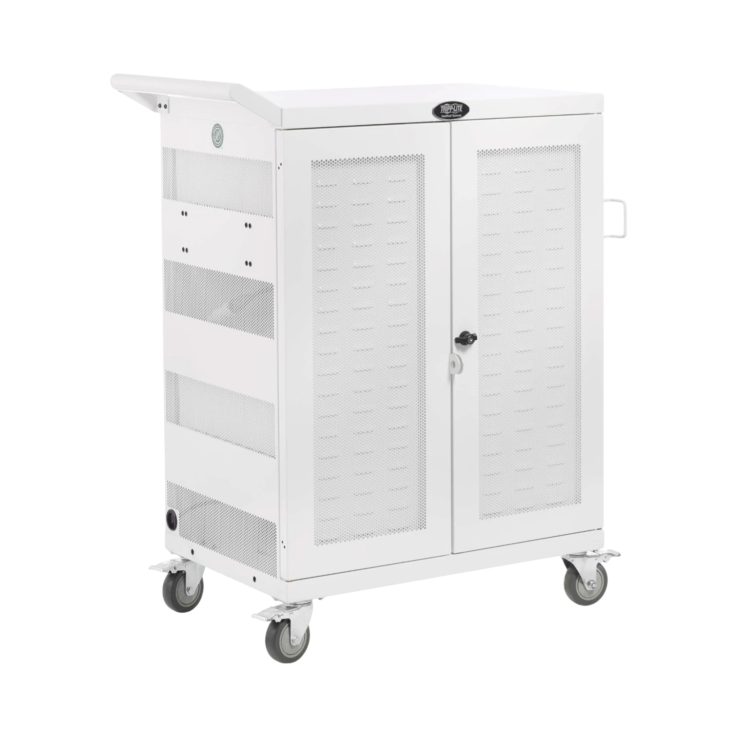 Tripp Lite Safe-IT Multi-Device UV Charging Cart, Hospital-Grade, 32 AC Outlets, White — Being Shipped