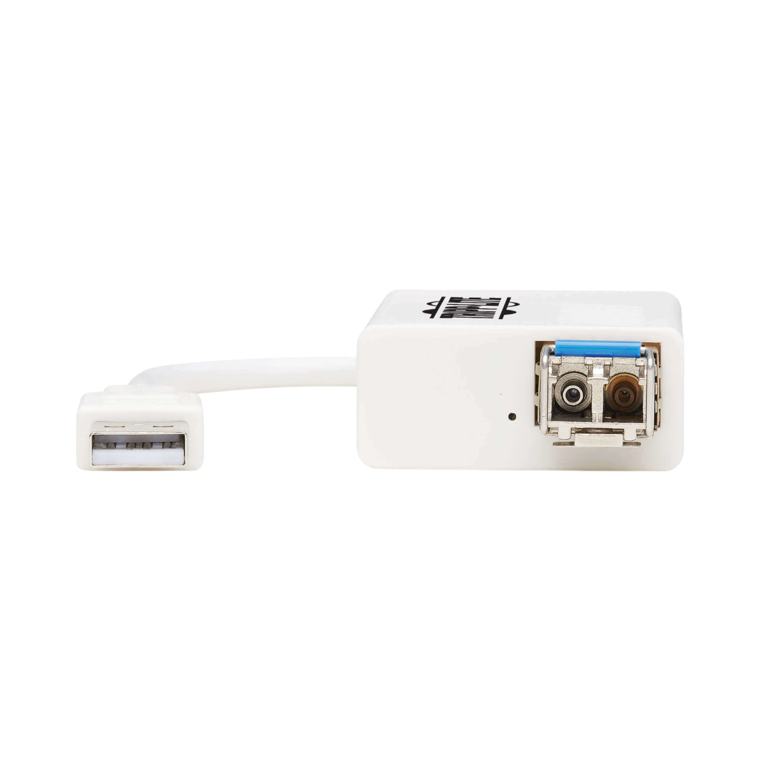 Tripp Lite USB 2.0 Ethernet NIC Adapter, 10/100 Mbps, 100Base-FX, LC, Multimode Fiber, White — Being Shipped