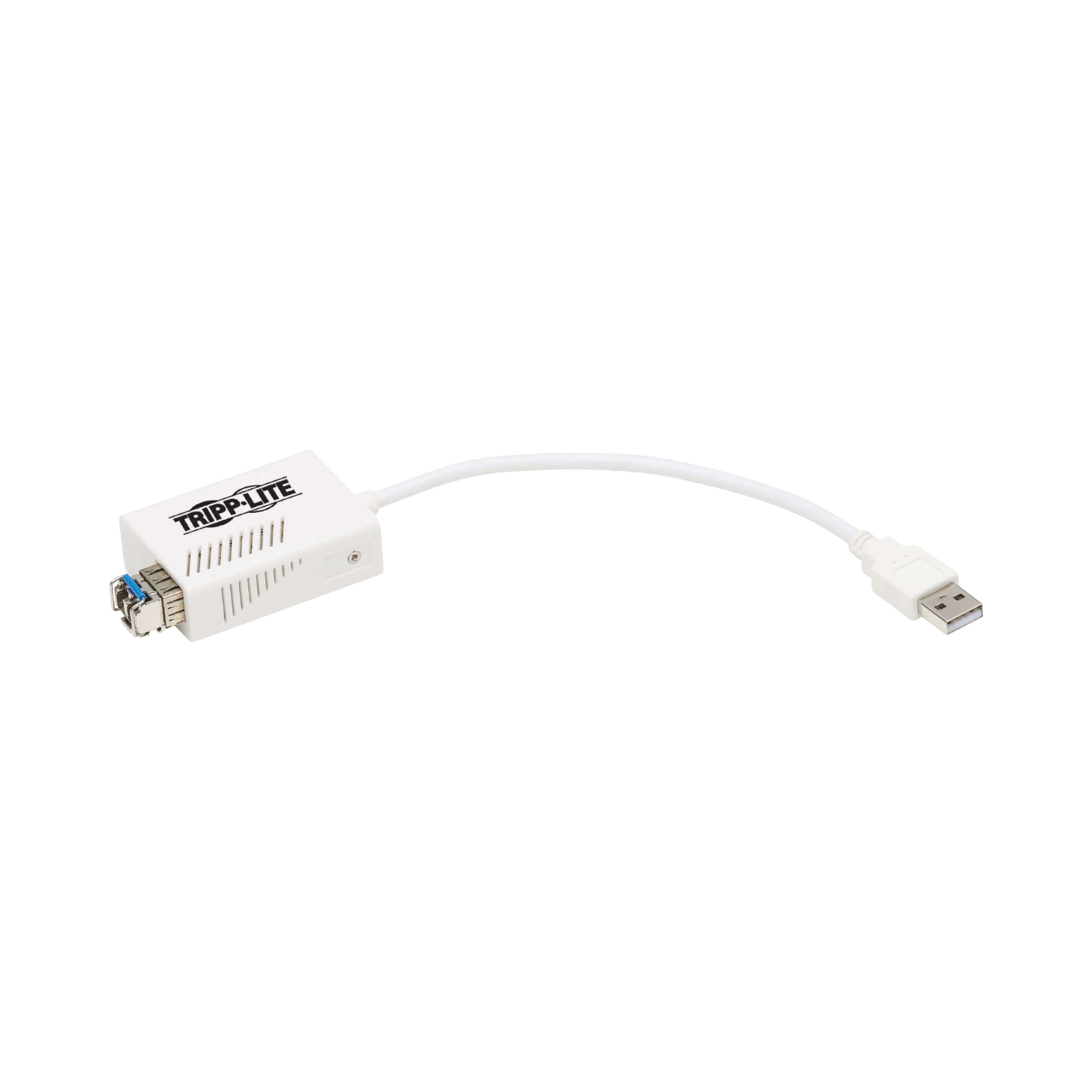 Tripp Lite USB 2.0 Ethernet NIC Adapter, 10/100 Mbps, 100Base-FX, LC, Multimode Fiber, White — Being Shipped