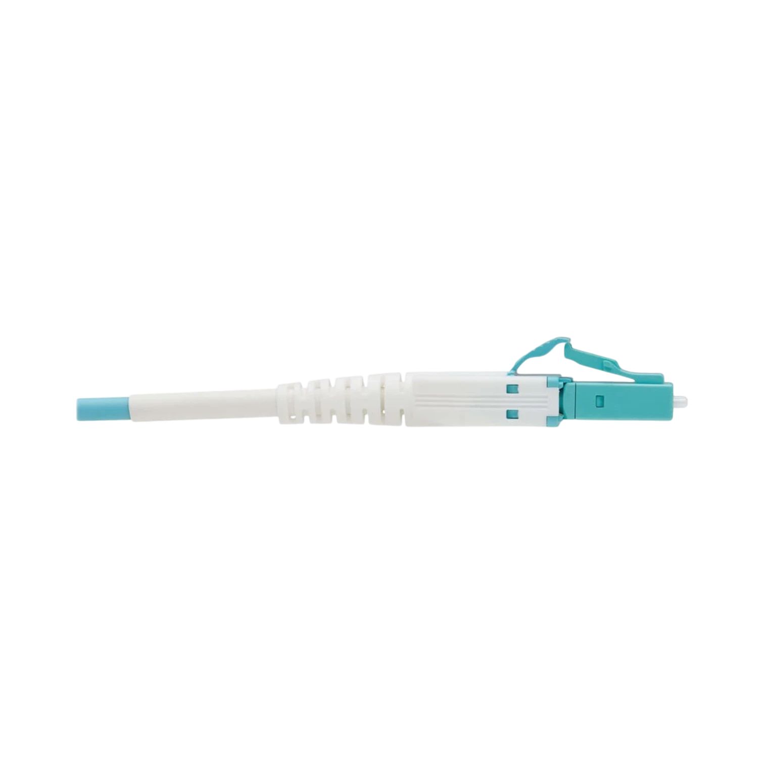 Tripp Lite 100G Duplex Multimode 50/125 OM4 Armored Fiber Optic Cable (LC/LC Duplex M/M), LSZH, Aqua, 30 m (98.4 ft.) — Being Shipped