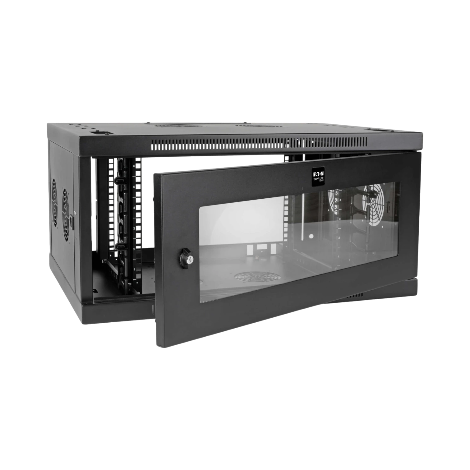 Tripp Lite SmartRack 6U Low-Profile Switch-Depth-Plus Wall-Mount Mini Rack Enclosure, Wide, Acrylic Window — Being Shipped