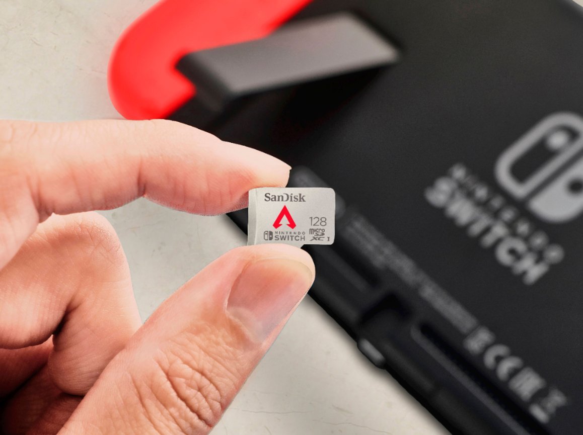 SanDisk 128GB Apex Legends microSDXC Card for Nintendo Switch — Being Shipped