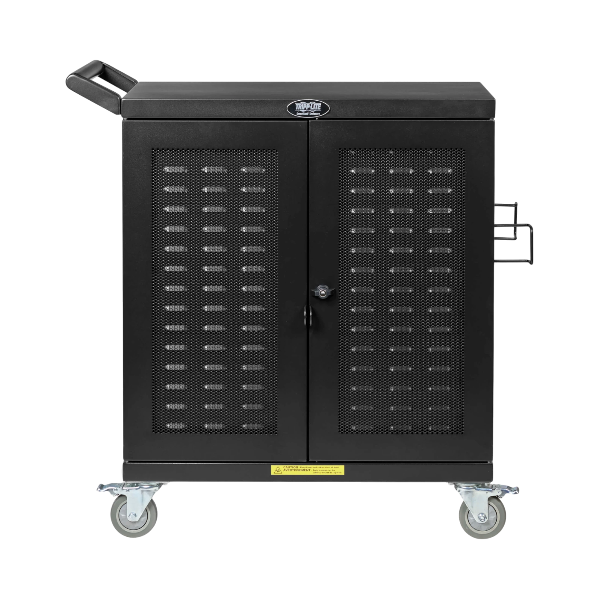 Tripp Lite Safe-IT UV Locking Storage Cart for Mobile Devices and AV Equipment, Black — Being Shipped