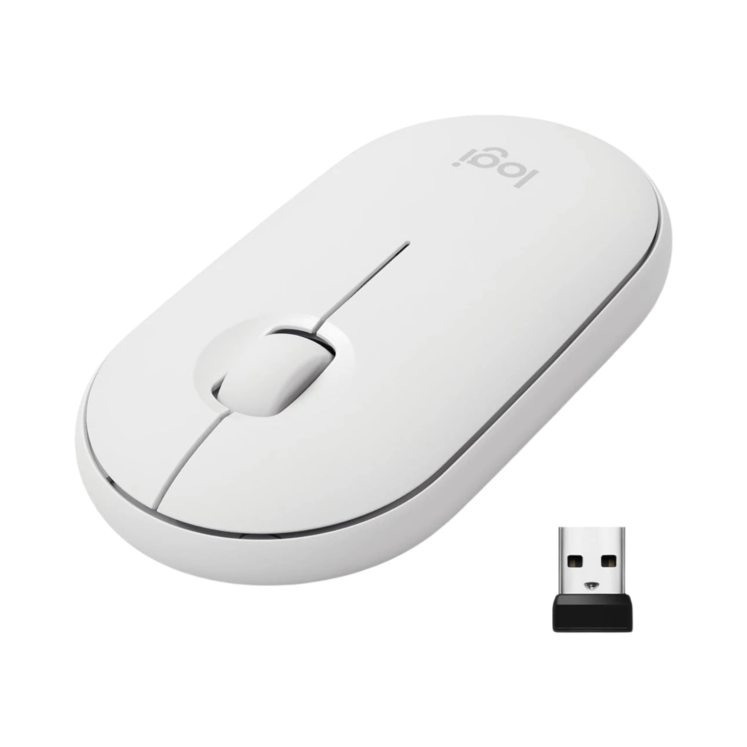 Logitech Slim Wireless Bluetooth Mouse (Off-White) — Being Shipped