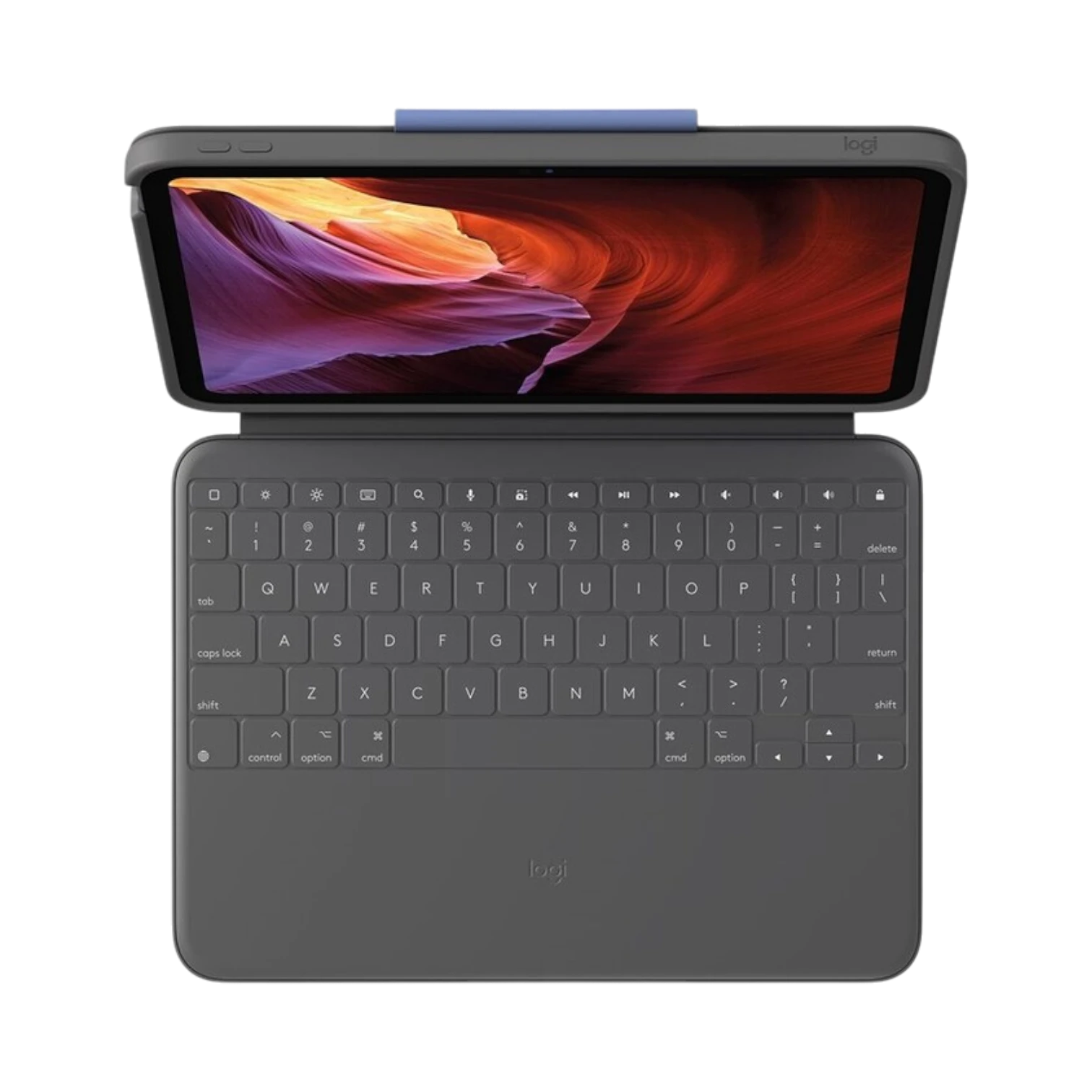 Logitech Rugged Folio Protective Keyboard Case for 10.9" iPad 10th Gen (Graphite) — Being Shipped