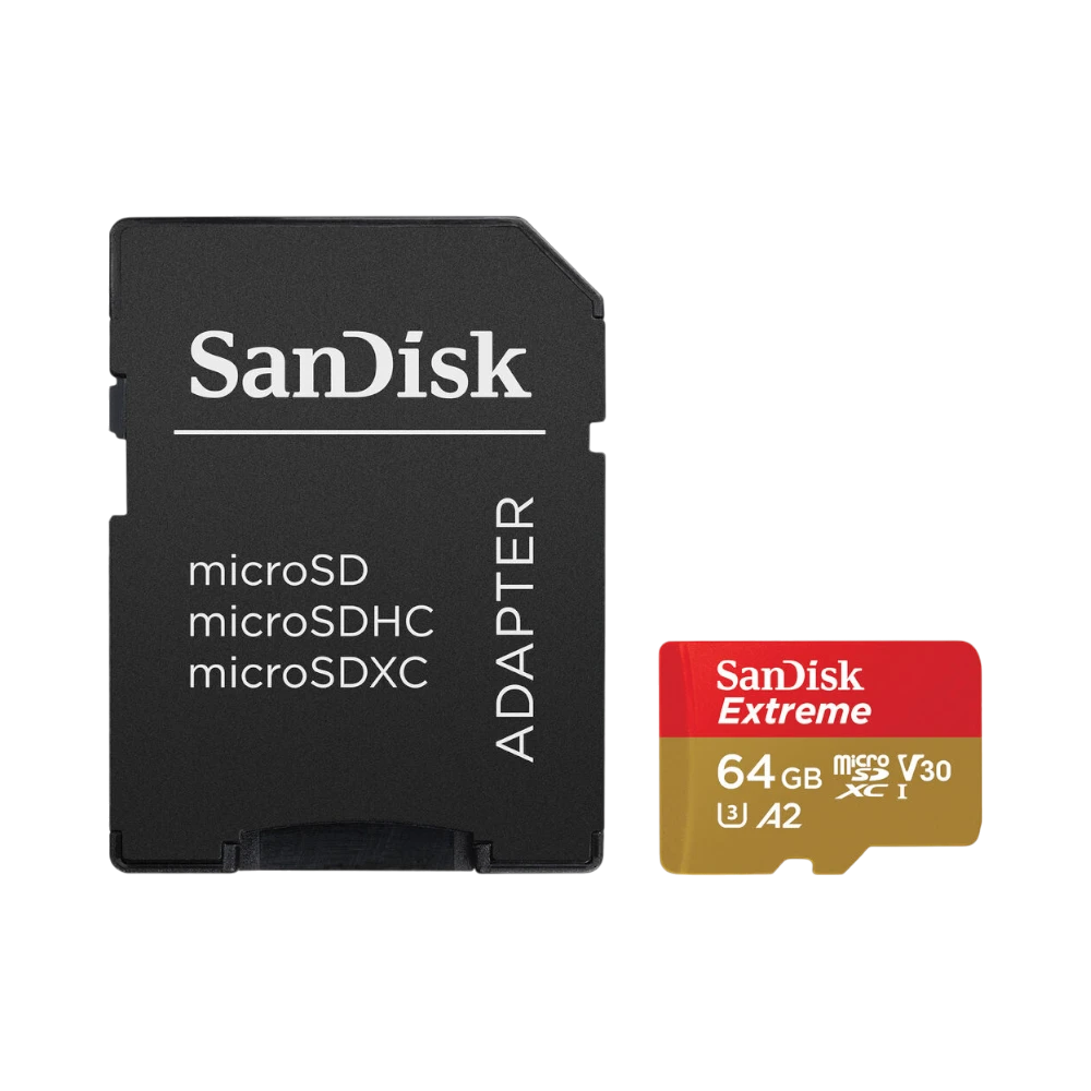 SanDisk 64GB Extreme UHS-I microSDXC Memory Card with SD Adapter — Being Shipped