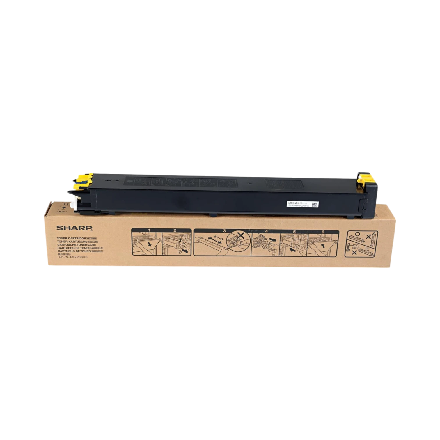 Sharp Yellow Toner Cartridge Standard Yield 15,000 Pages — Being Shipped