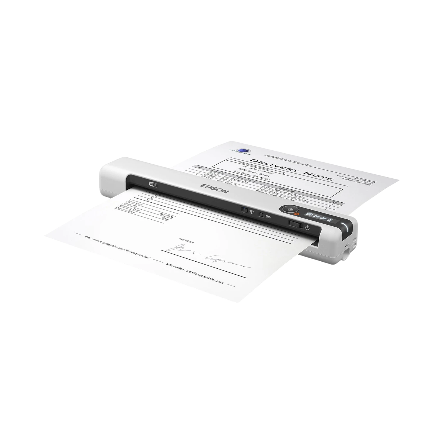 Epson DS-80W Wireless Portable Document Scanner — Being Shipped