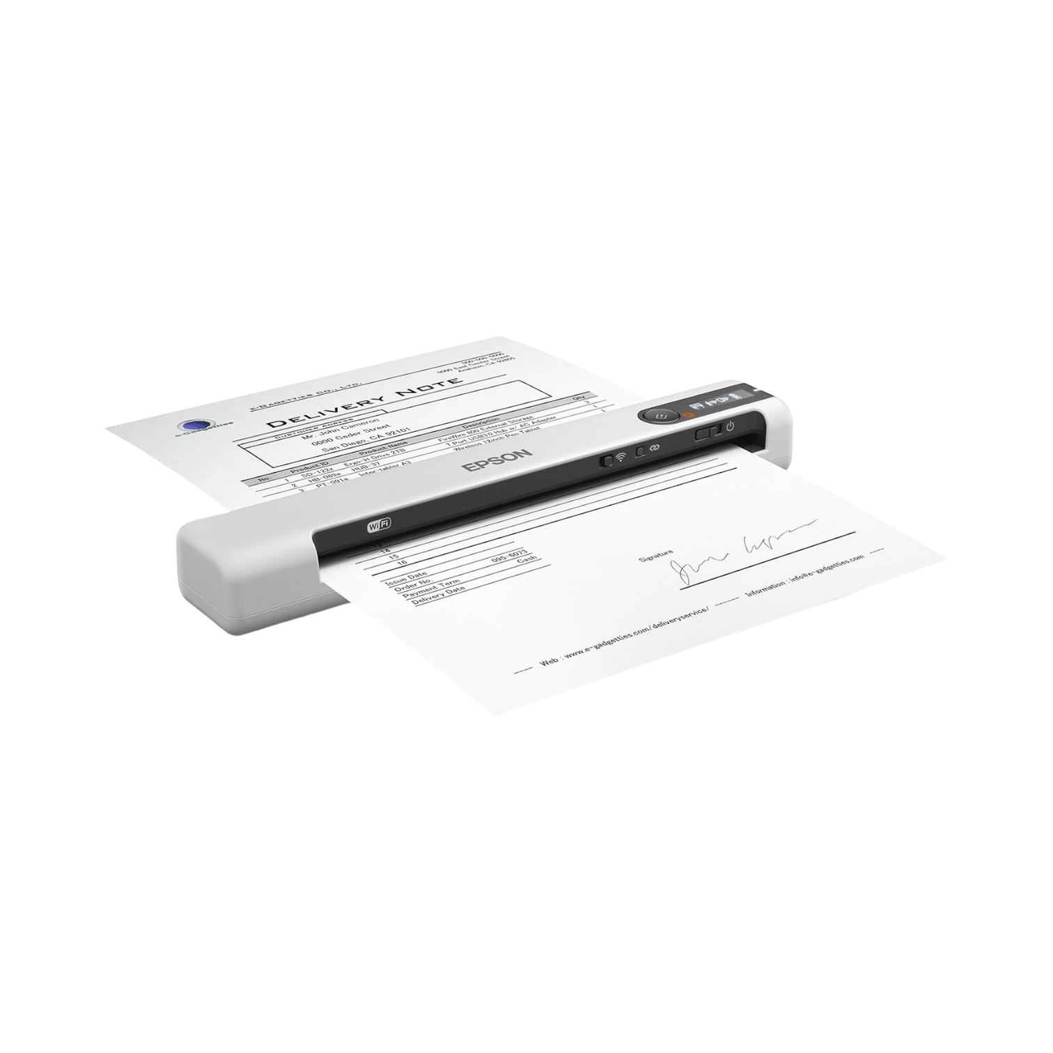 Epson DS-80W Wireless Portable Document Scanner — Being Shipped