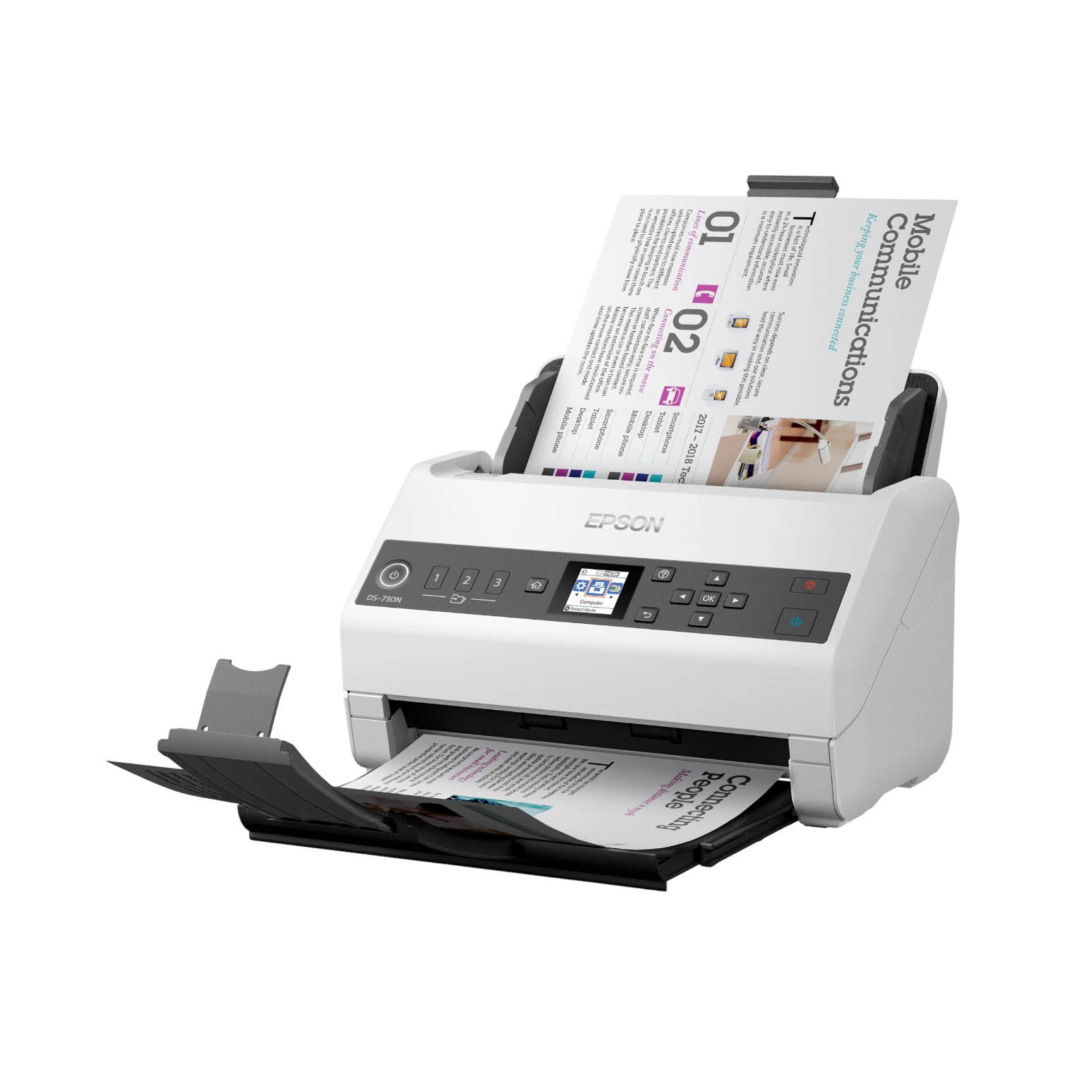 Epson DS-730N Color Duplex Document Scanner — Being Shipped