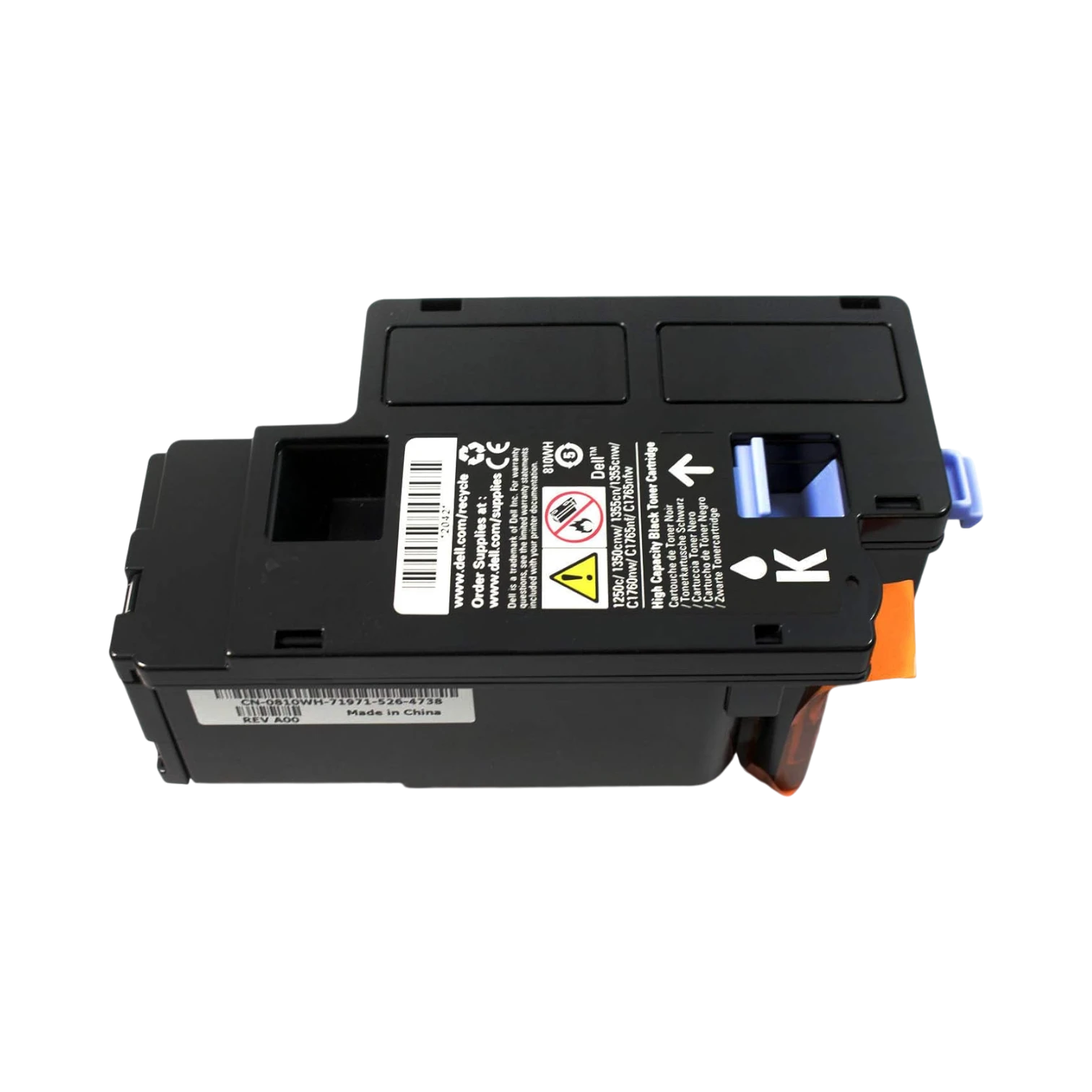 Dell Black Toner Cartridge 2,000 Pages for C1760nw/C1765nf/C1765nfw Printers — Being Shipped