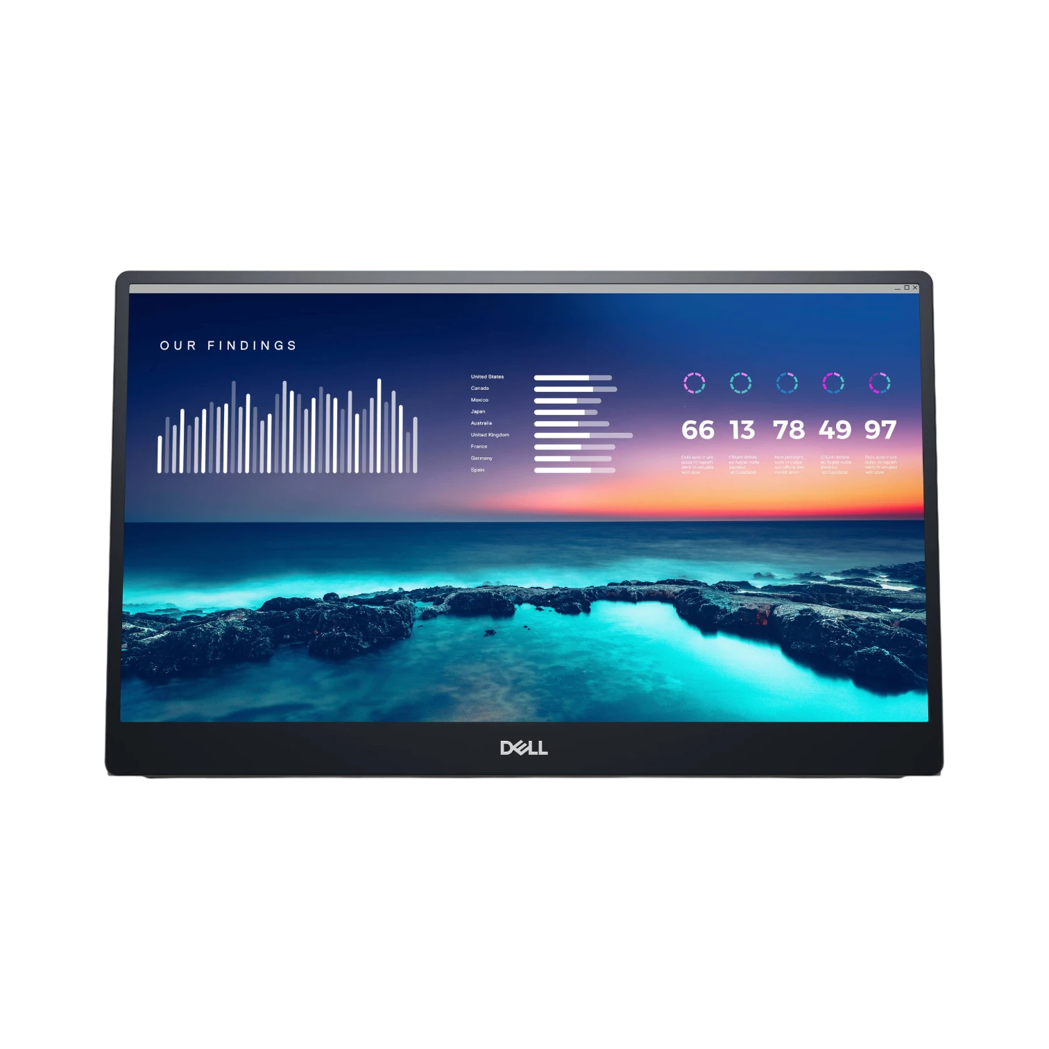 Dell P1424H 14" Portable FHD 1080p IPS Monitor — Being Shipped