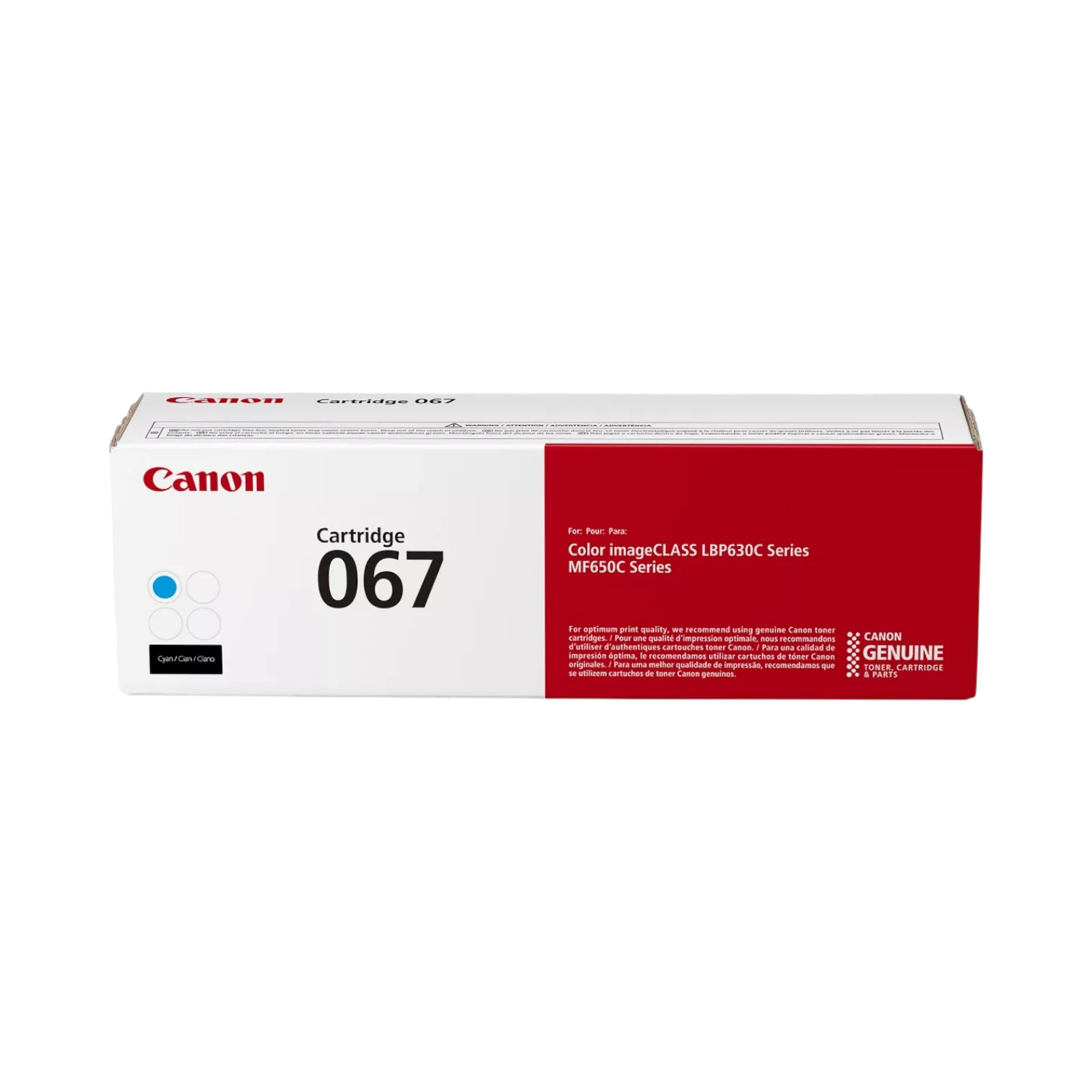 Canon 067 Cyan Toner Cartridge for imageCLASS printers — Being Shipped