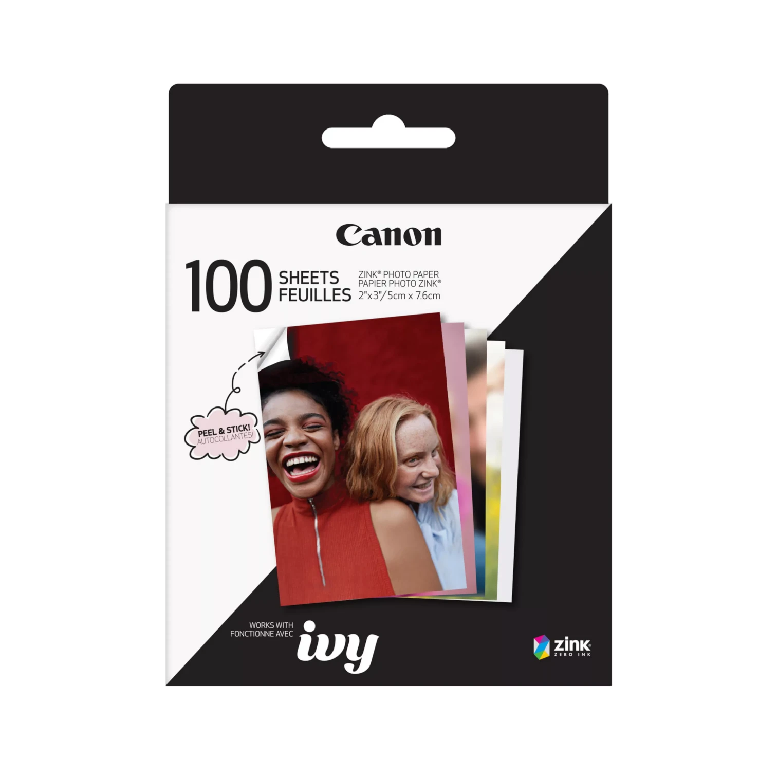 Canon ZINK 2 x 3" Photo Sticker Paper Pack (100 Sheets) — Being Shipped