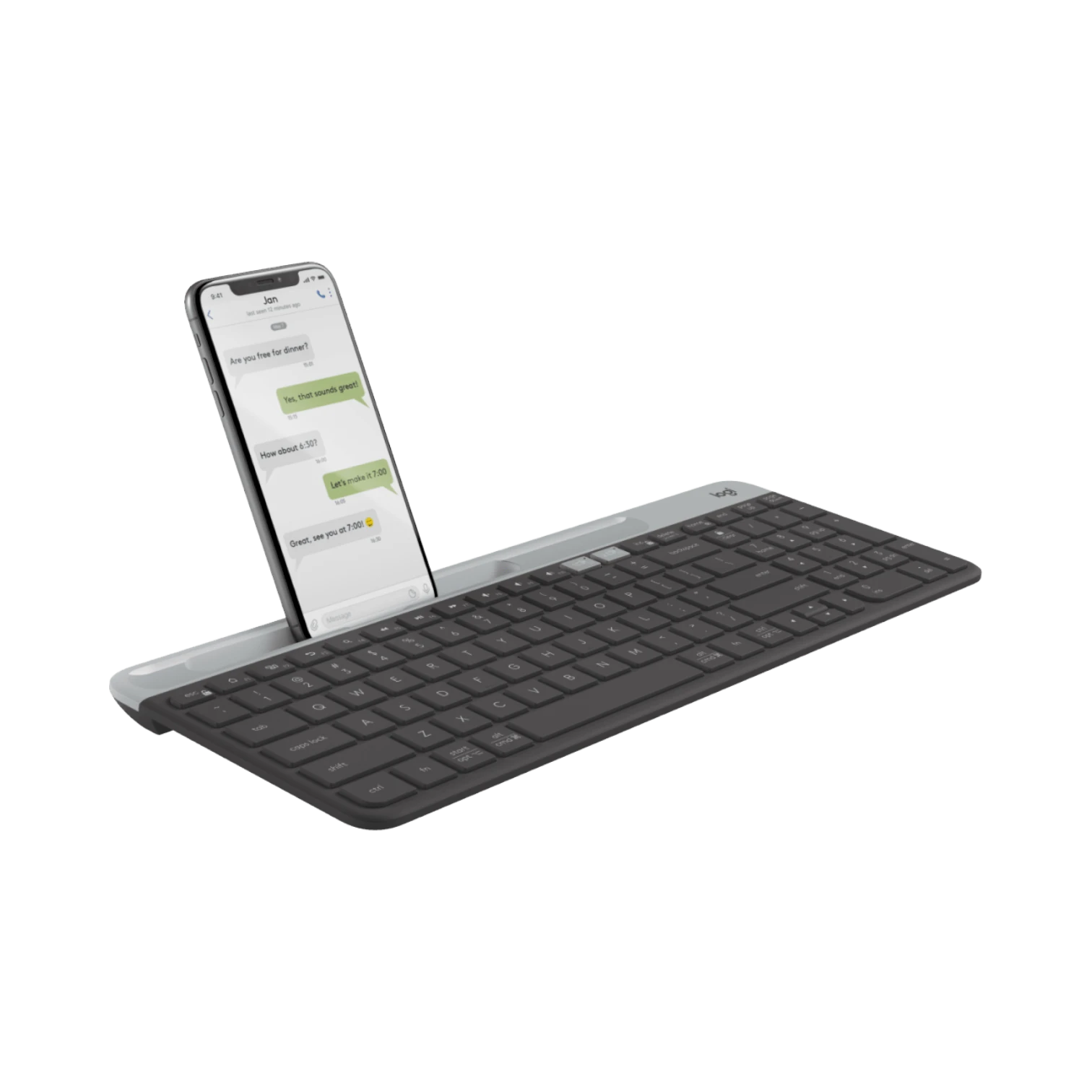 Logitech K585 Slim Multi-Device Wireless Keyboard (Graphite) — Being Shipped