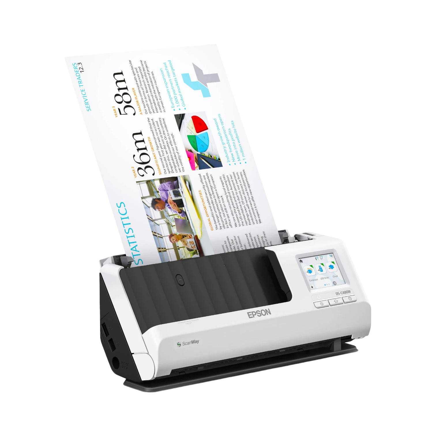 Epson DS-C480W Compact Desktop Document Scanner — Being Shipped