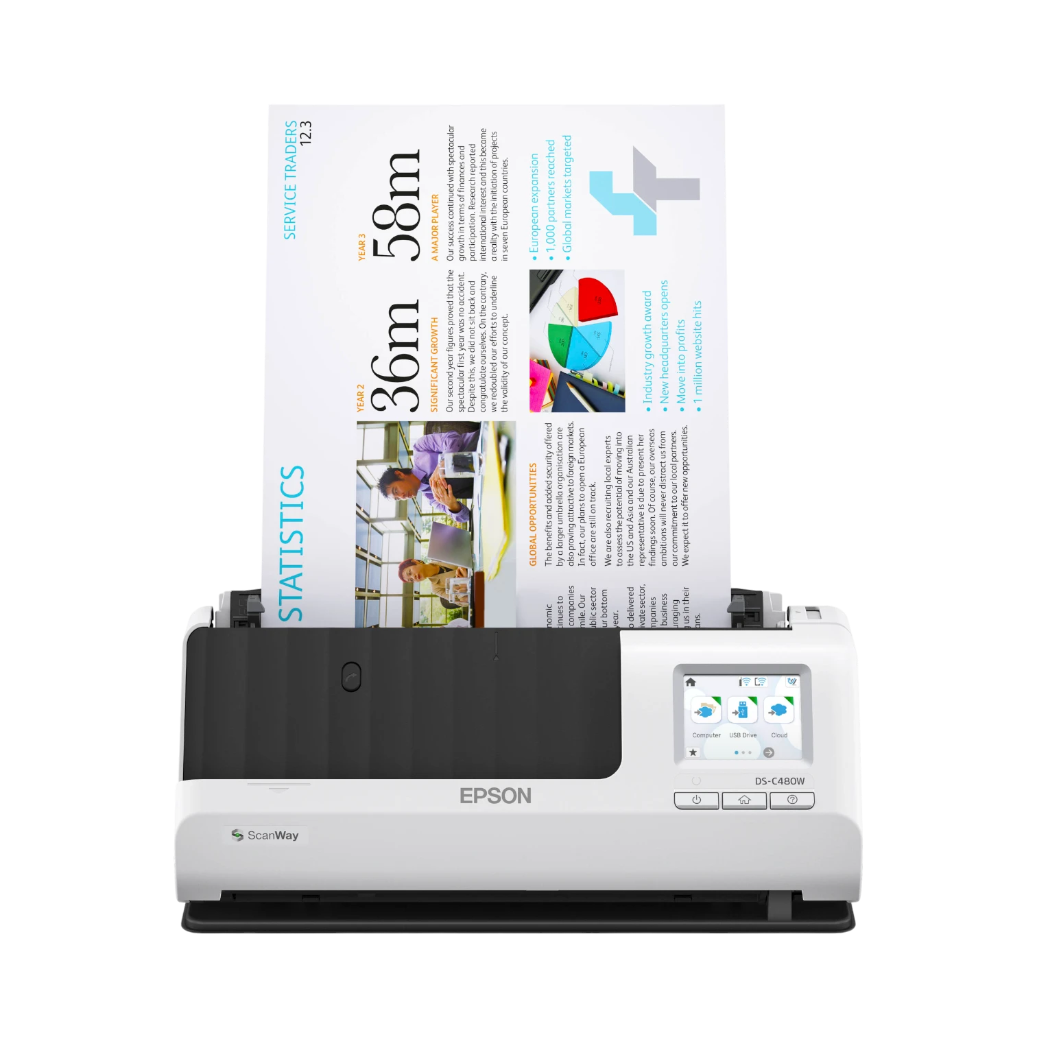 Epson DS-C480W Compact Desktop Document Scanner — Being Shipped