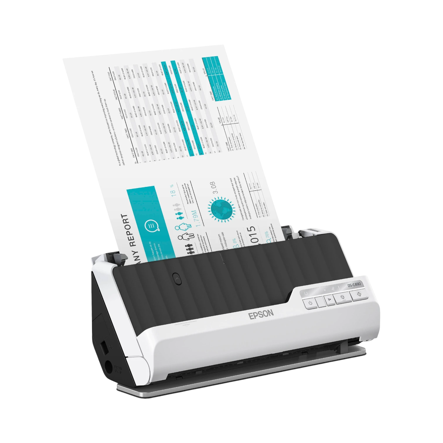 Epson DS-C490 Compact Desktop Document Scanner — Being Shipped