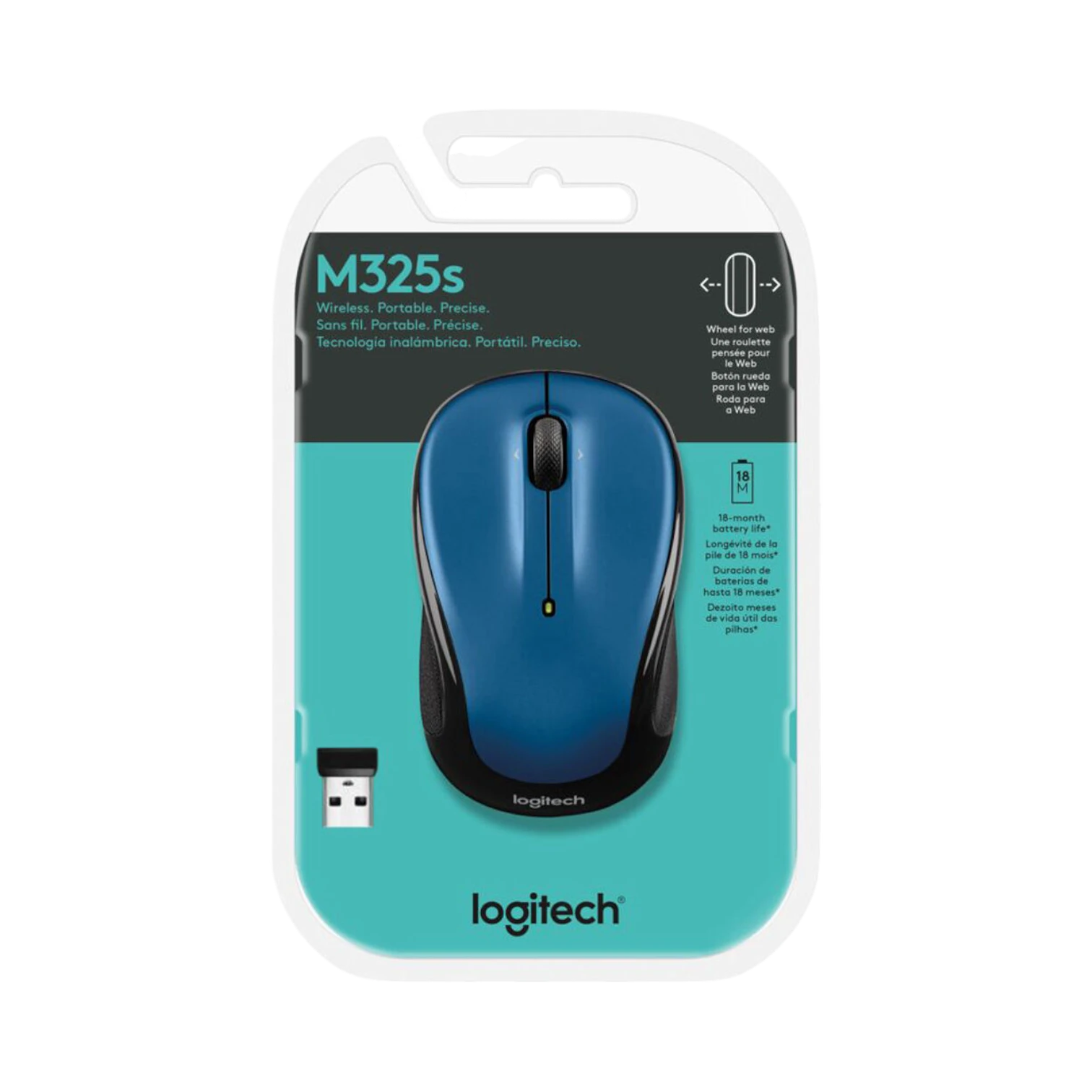 Logitech M325S Wireless Mouse (Blue) — Being Shipped