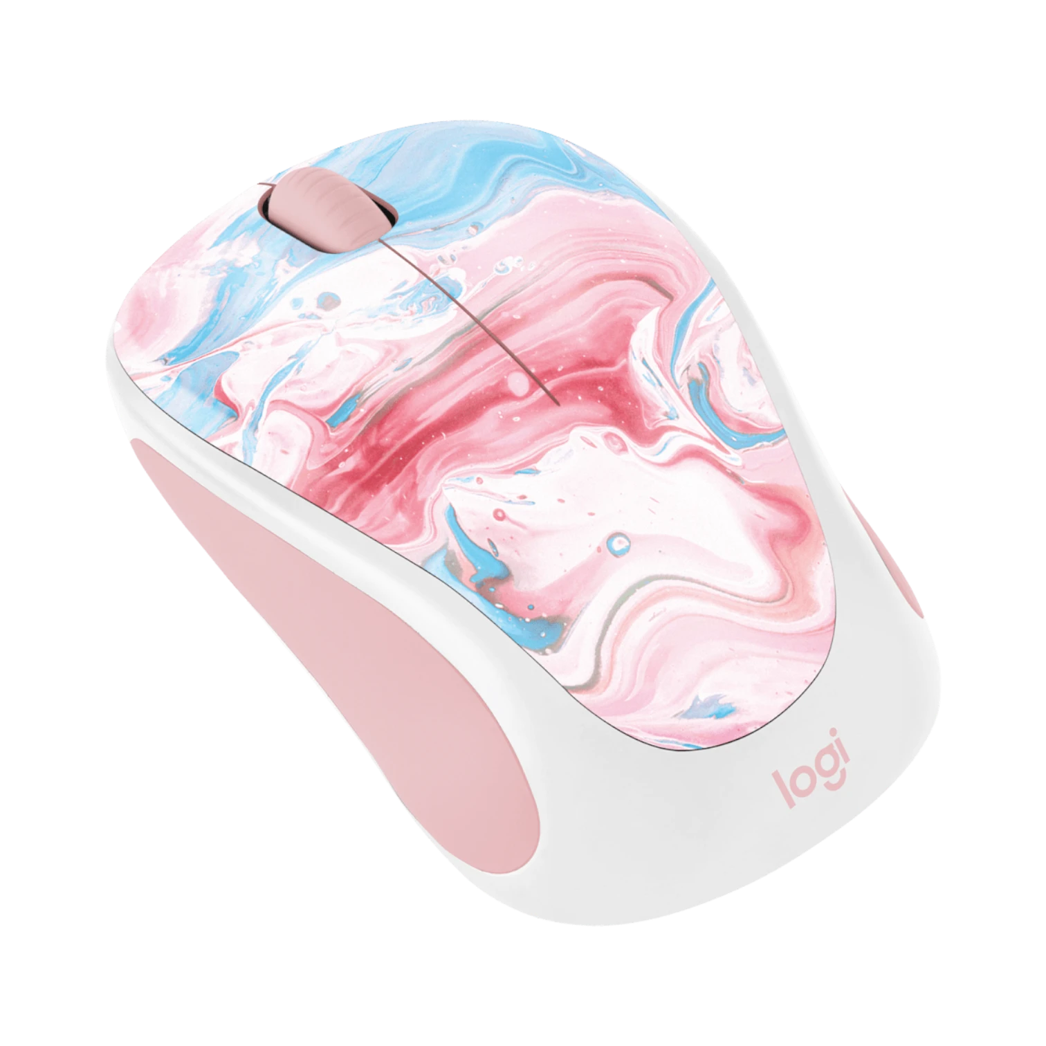 Logitech Design Collection Limited Edition Wireless Mouse (Cotton Candy) — Being Shipped