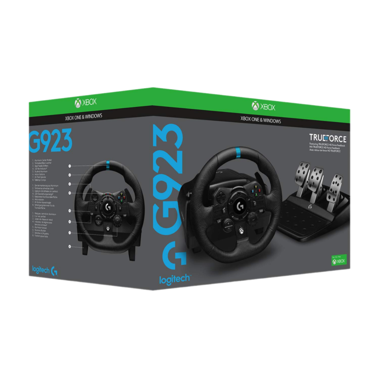 Logitech G G923 TRUEFORCE Sim Racing Wheel & Pedals — Being Shipped