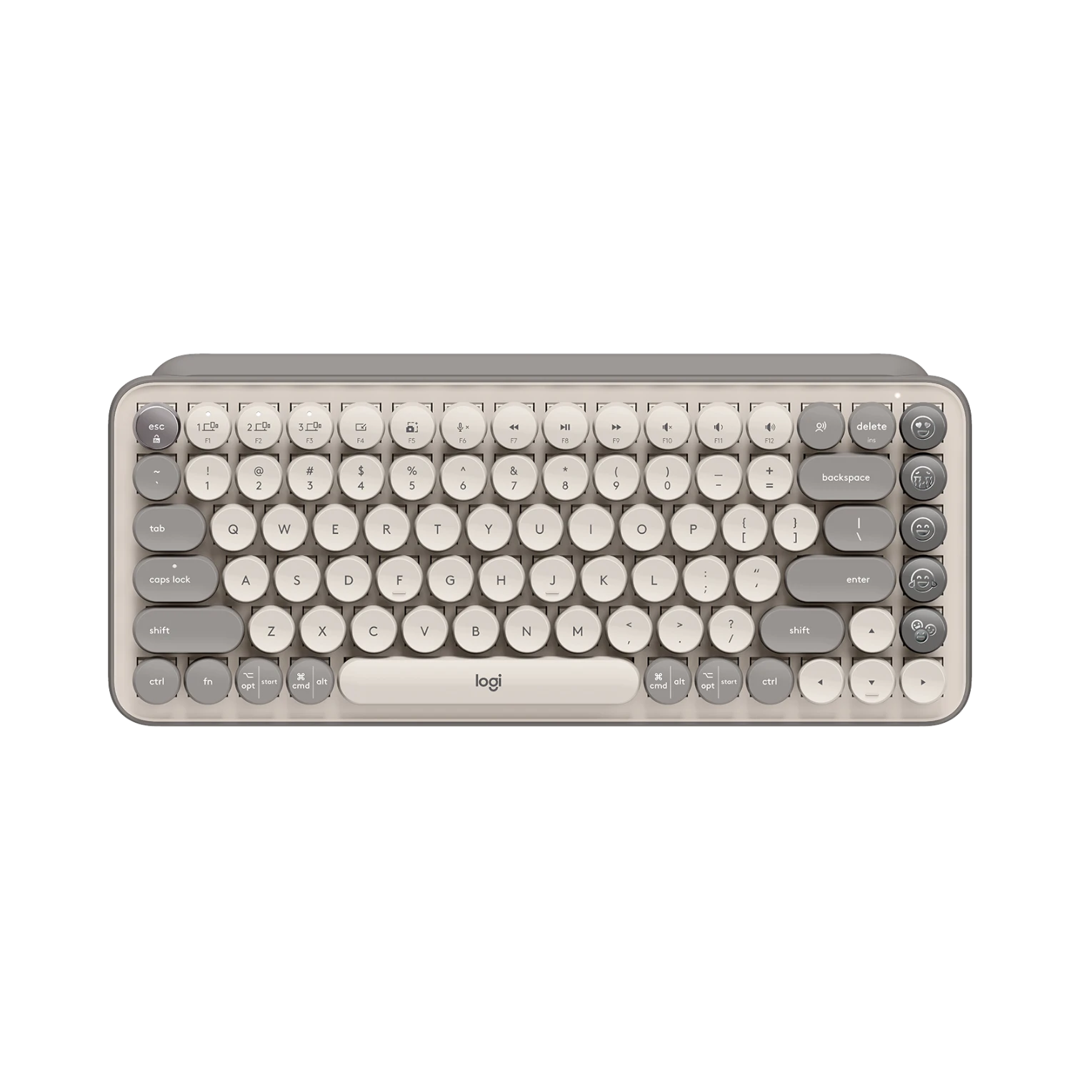 Logitech POP Keys Wireless Bluetooth Mechanical Keyboard (Mist) — Being Shipped