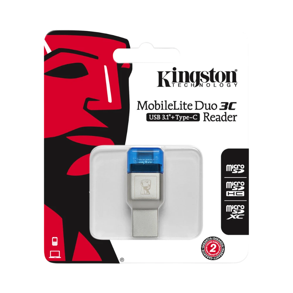 Kingston MobileLite Duo 3C microSD Memory Card Reader — Being Shipped