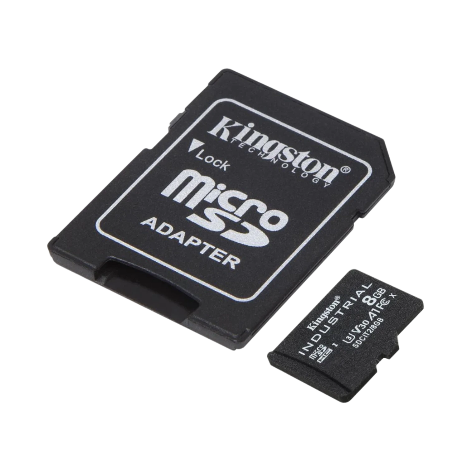 Kingston Industrial 8GB UHS-I microSDHC Memory Card with SD Adapter — Being Shipped